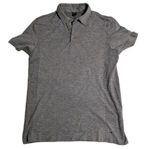 LAIRD Latigo Performance Polo Shirt M Heather Gray Speed and Take Chances